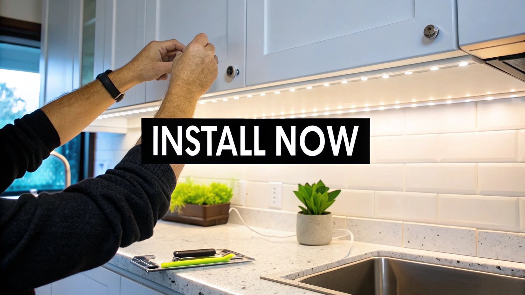 Preparing for Under Cabinet Lighting Installation