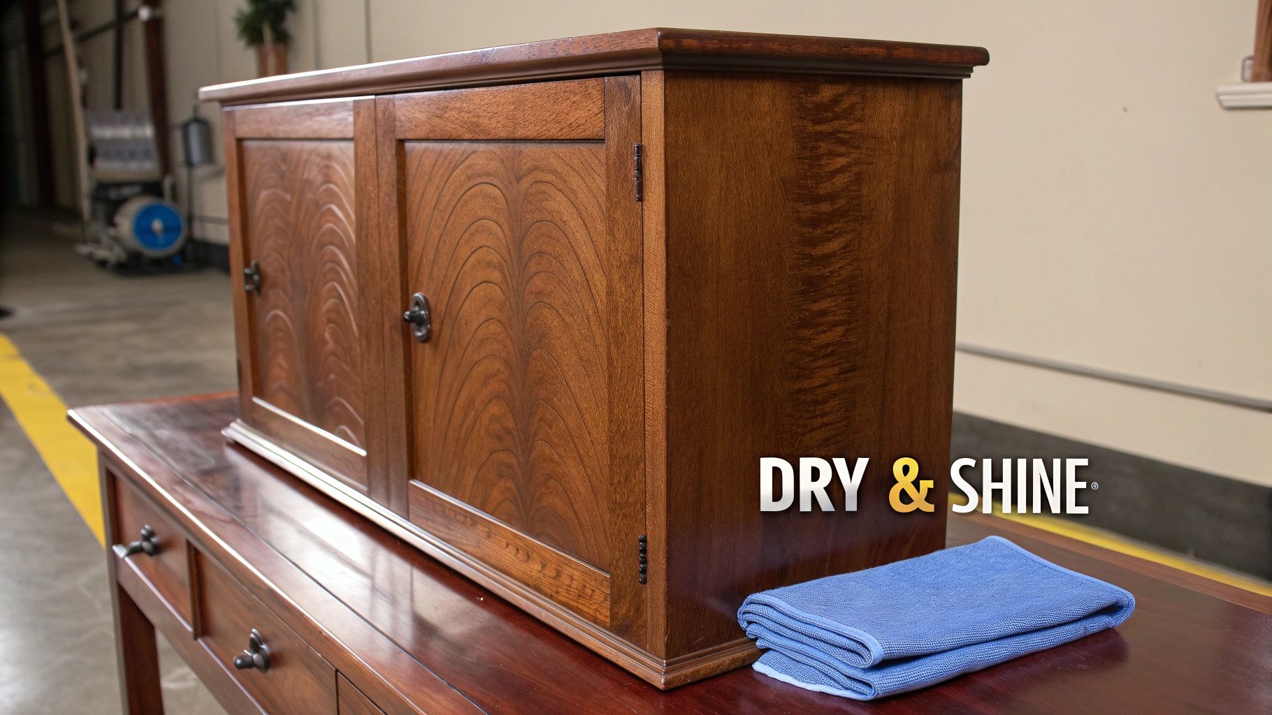Deep cleaning restores cabinet beauty without damaging the finish.