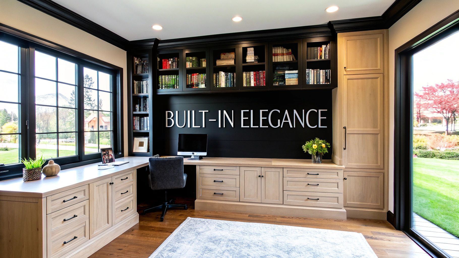 Built-in Wall-to-Ceiling Cabinetry