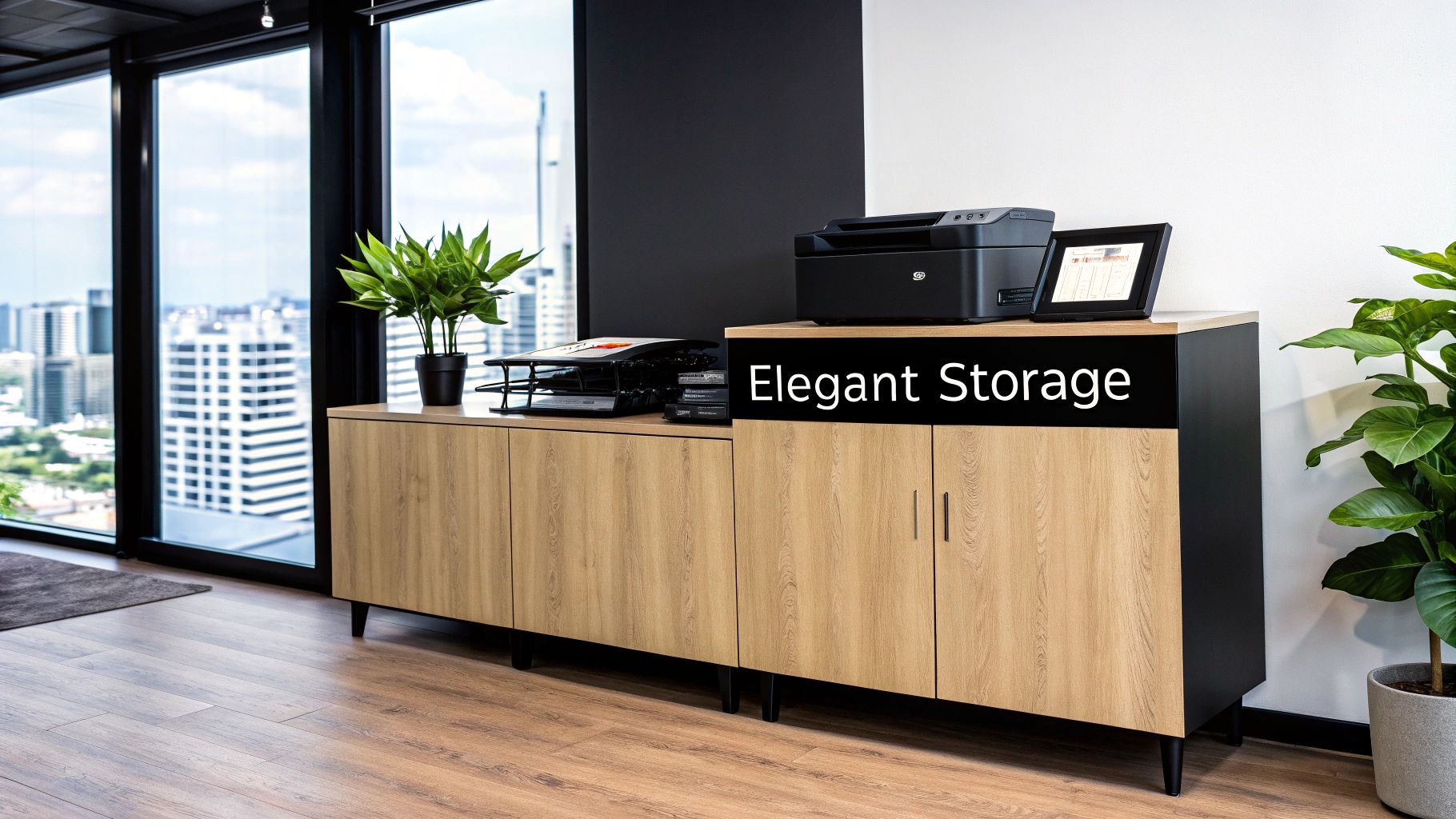 Credenza-Style Cabinet