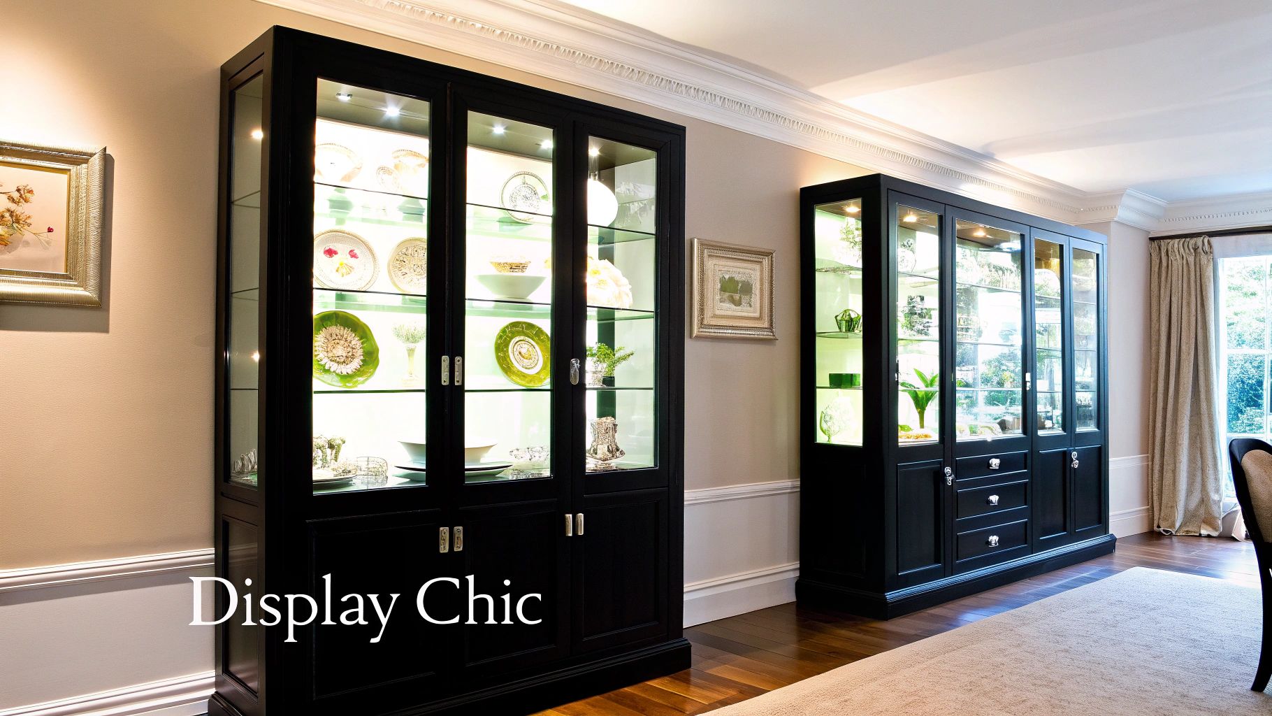 Glass-Front Display Storage