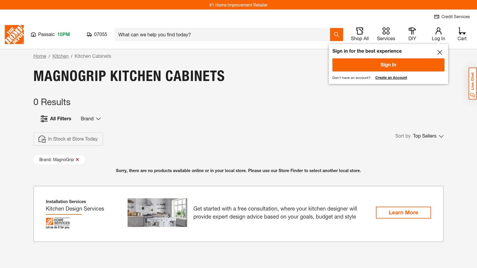 Home Depot Hampton Bay Designer Series