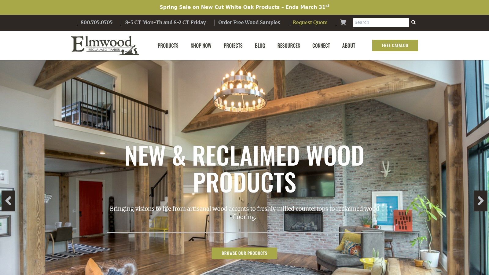 Elmwood Reclaimed Timber Kitchen Cabinets