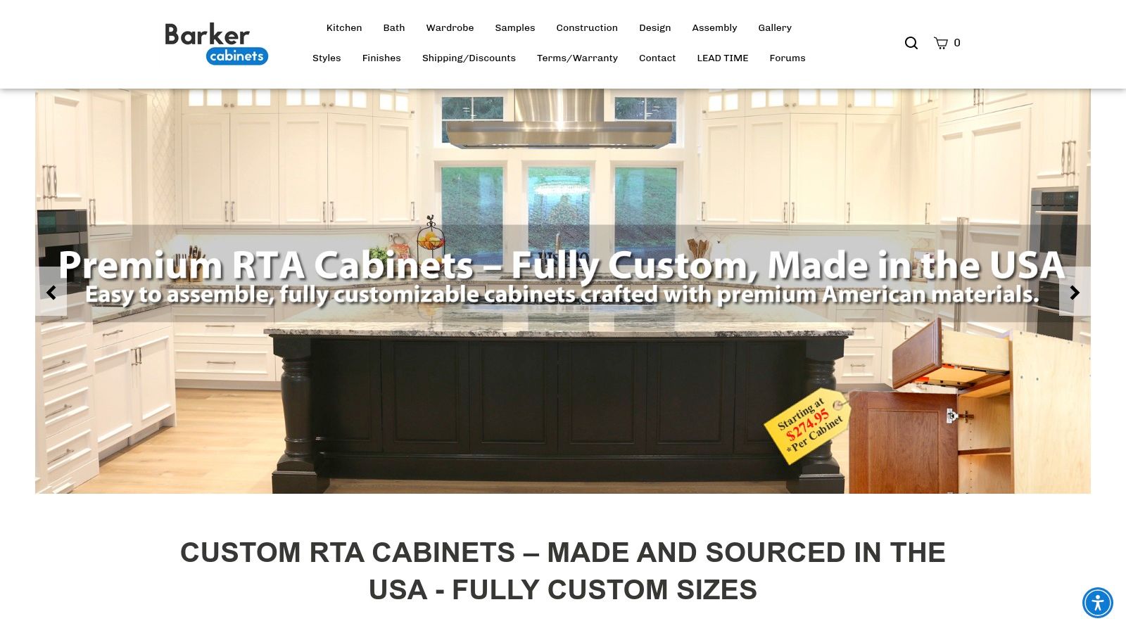 Barker Cabinets Reclaimed Wood Series