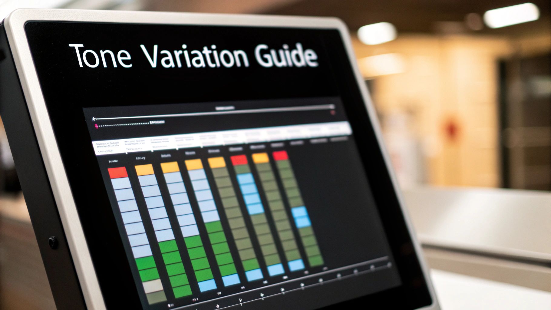 Tone Variation Guide