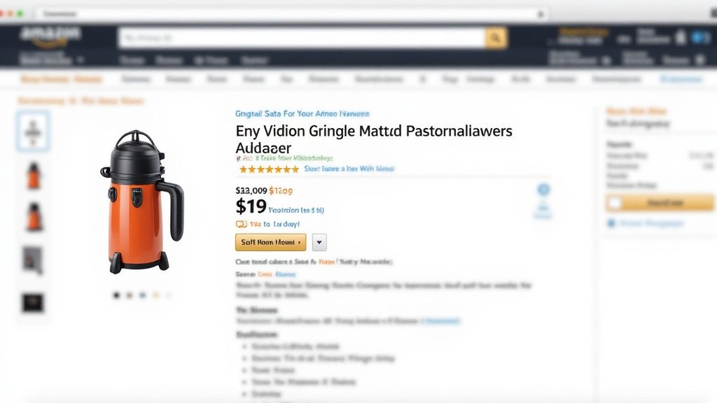 Data-Driven Decisions for Amazon Listings