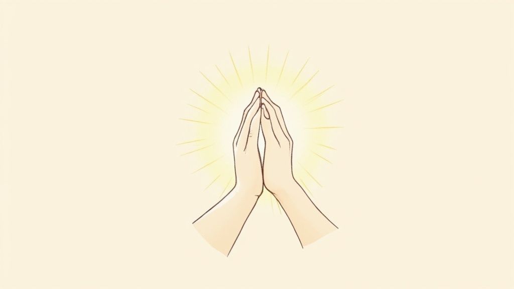 People praying together