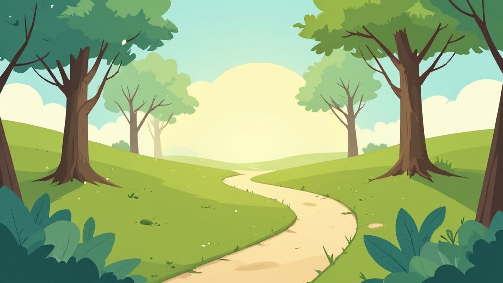 Green landscape