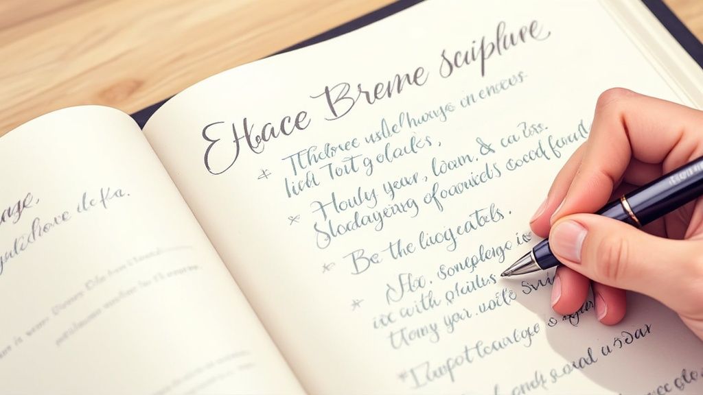 Scripture Writing Prayer Journal