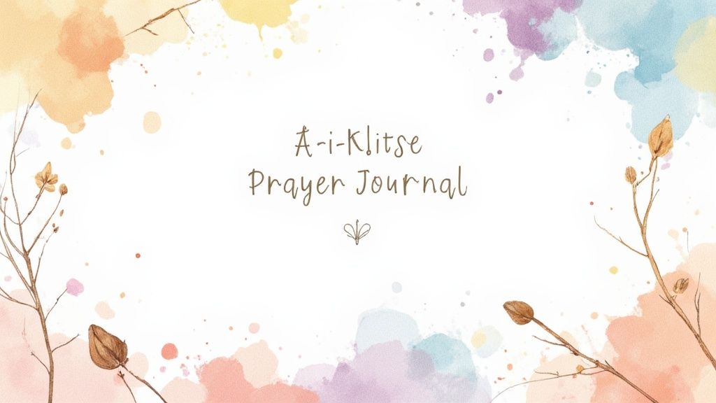 Intercessory Prayer Tracking Journal