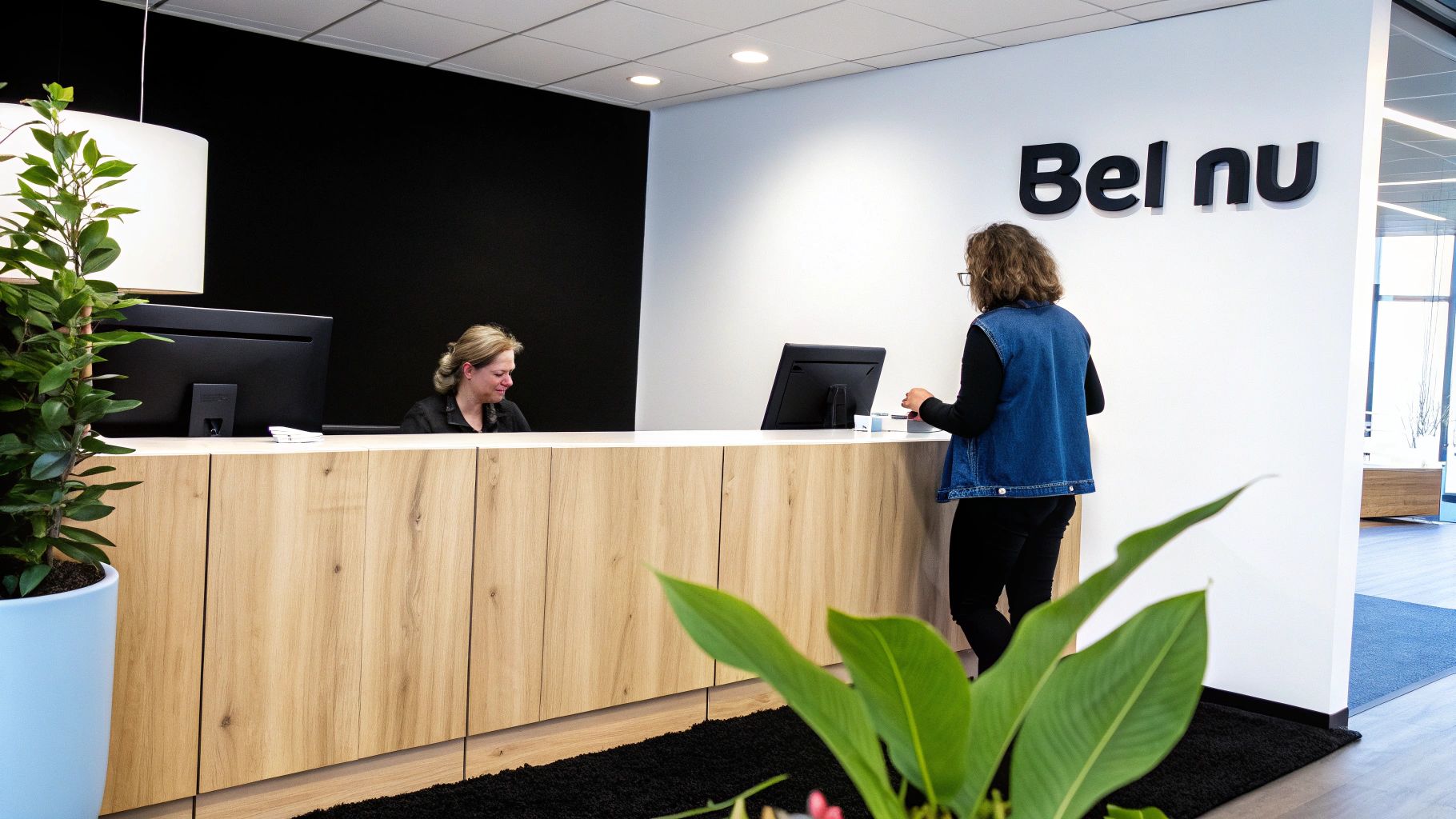Telefoon met ABN AMRO logo