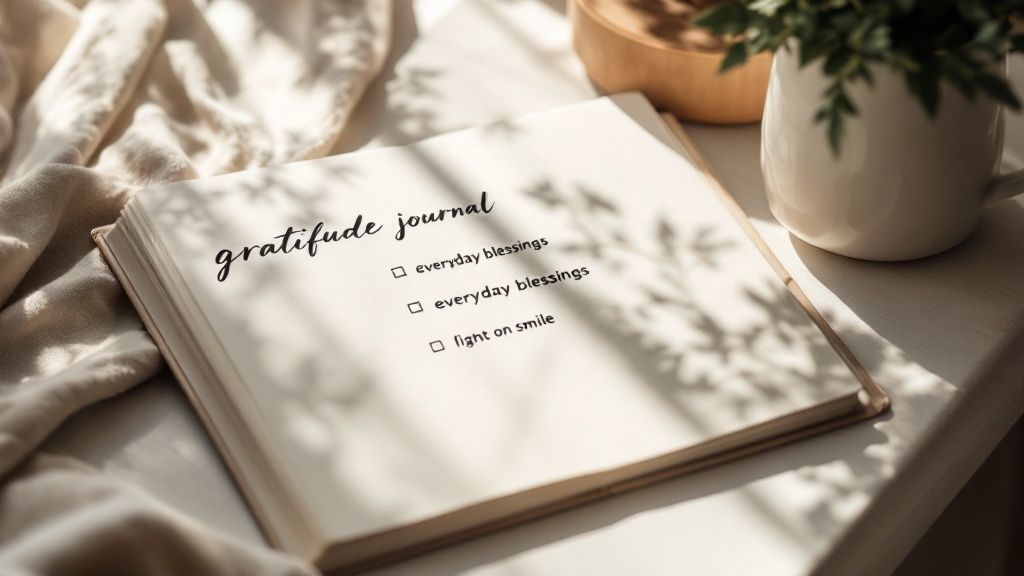 Gratitude Journaling for Anxiety
