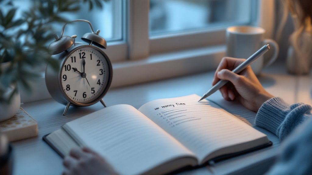 Worry Time Journaling