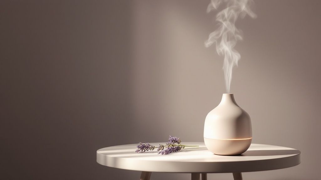 Aromatherapy with Lavender Essential Oil