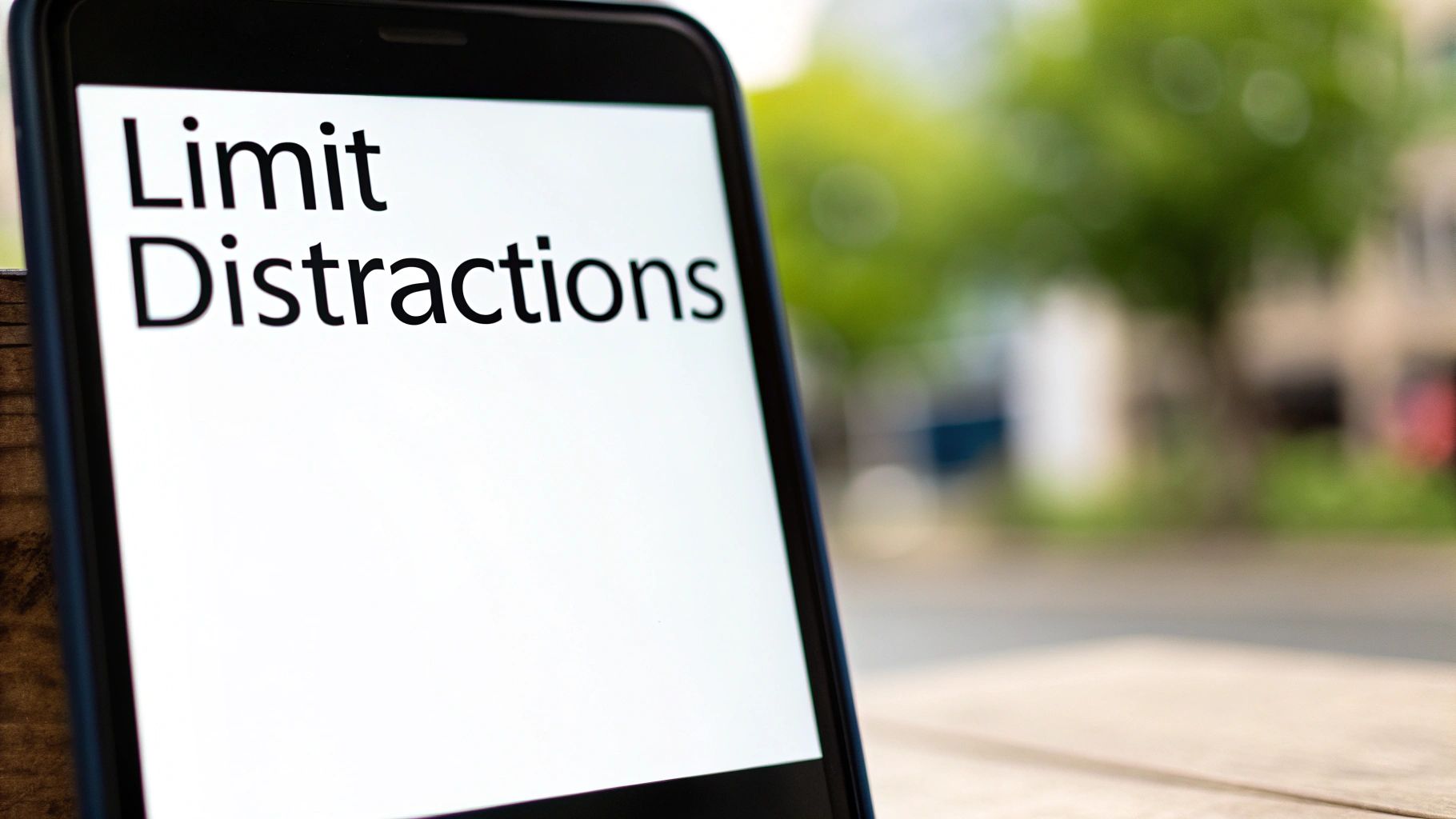 Building Focus Habits