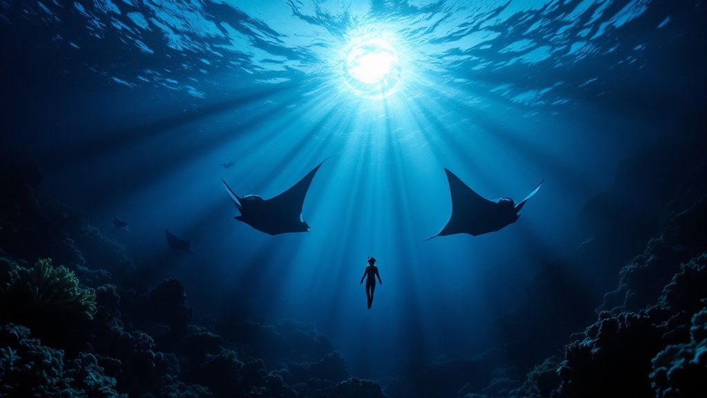 Kona Night Manta Ray Snorkel: Dive Into Hawaii's Magic