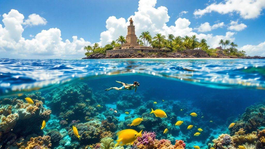 Snorkeling Captain Cook Monument Adventure