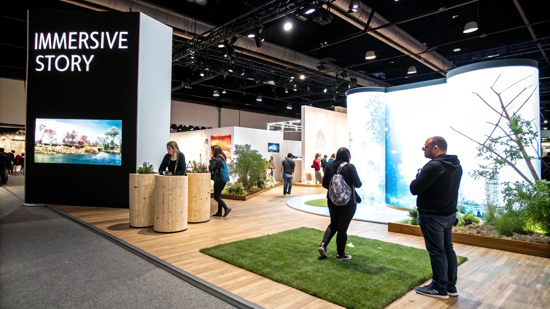 Minimalist Booth Design