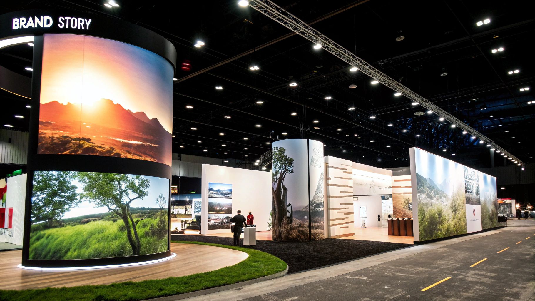 Modular and Reconfigurable Booth Designs