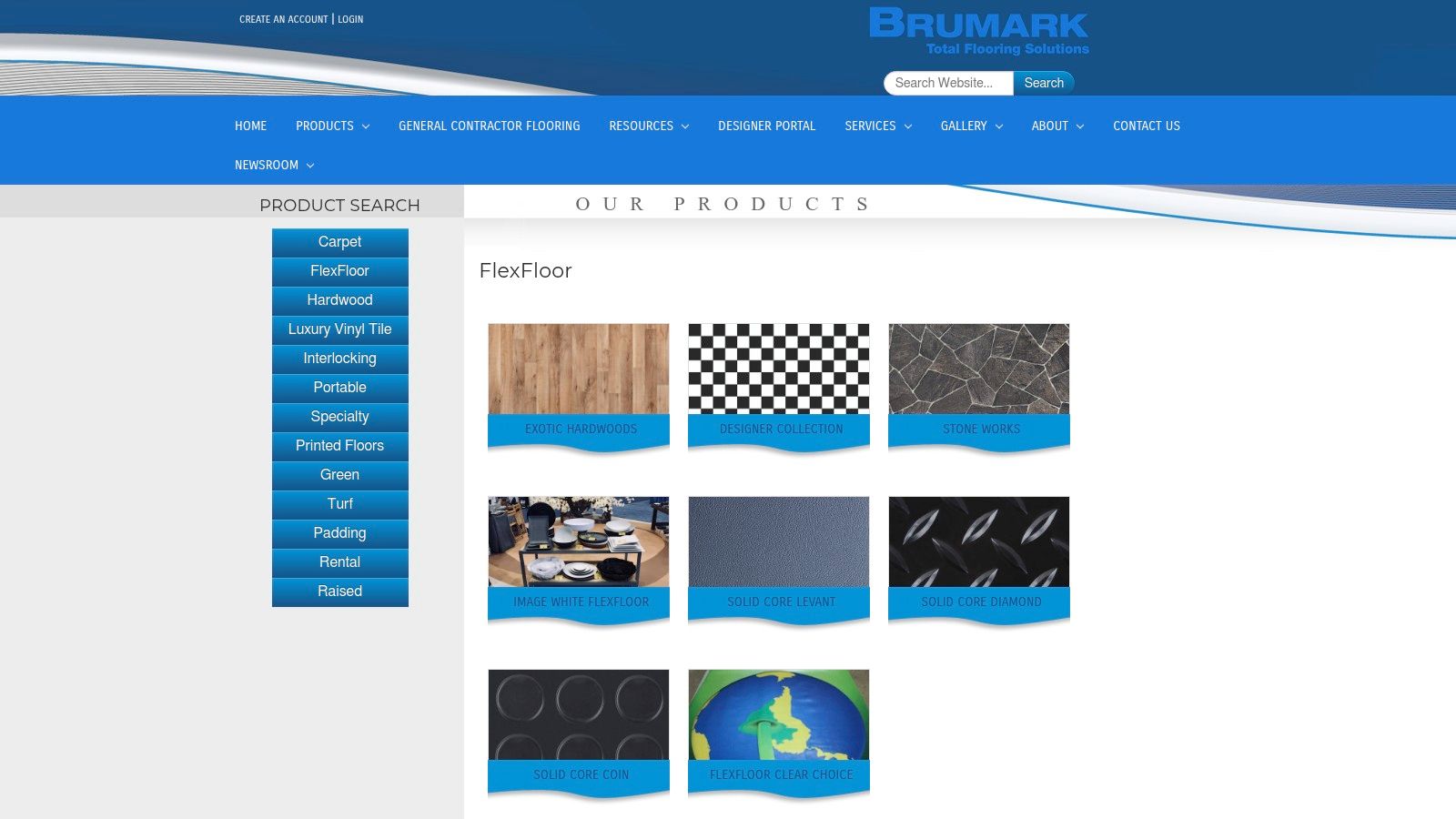 Brumark FlexFloor Rollable Vinyl Flooring