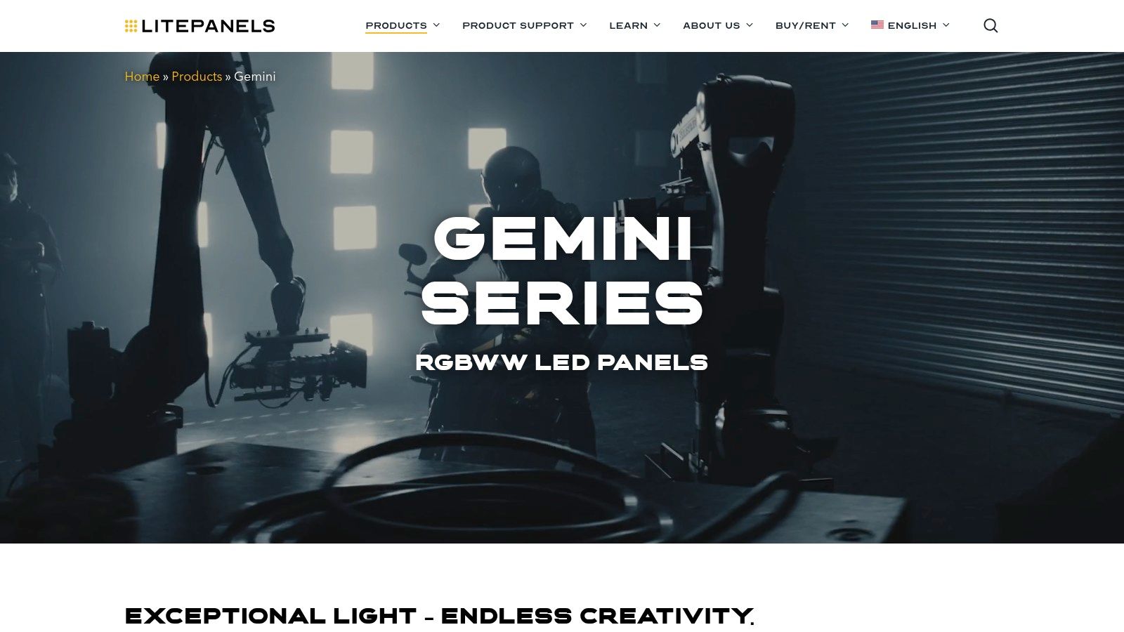 Litepanels Gemini RGBWW LED Panels
