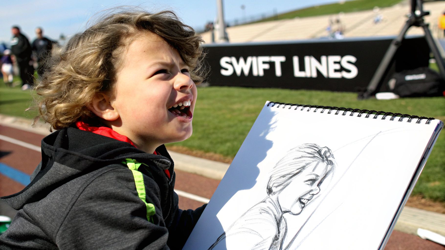 Mixed Media Child Portraiture
