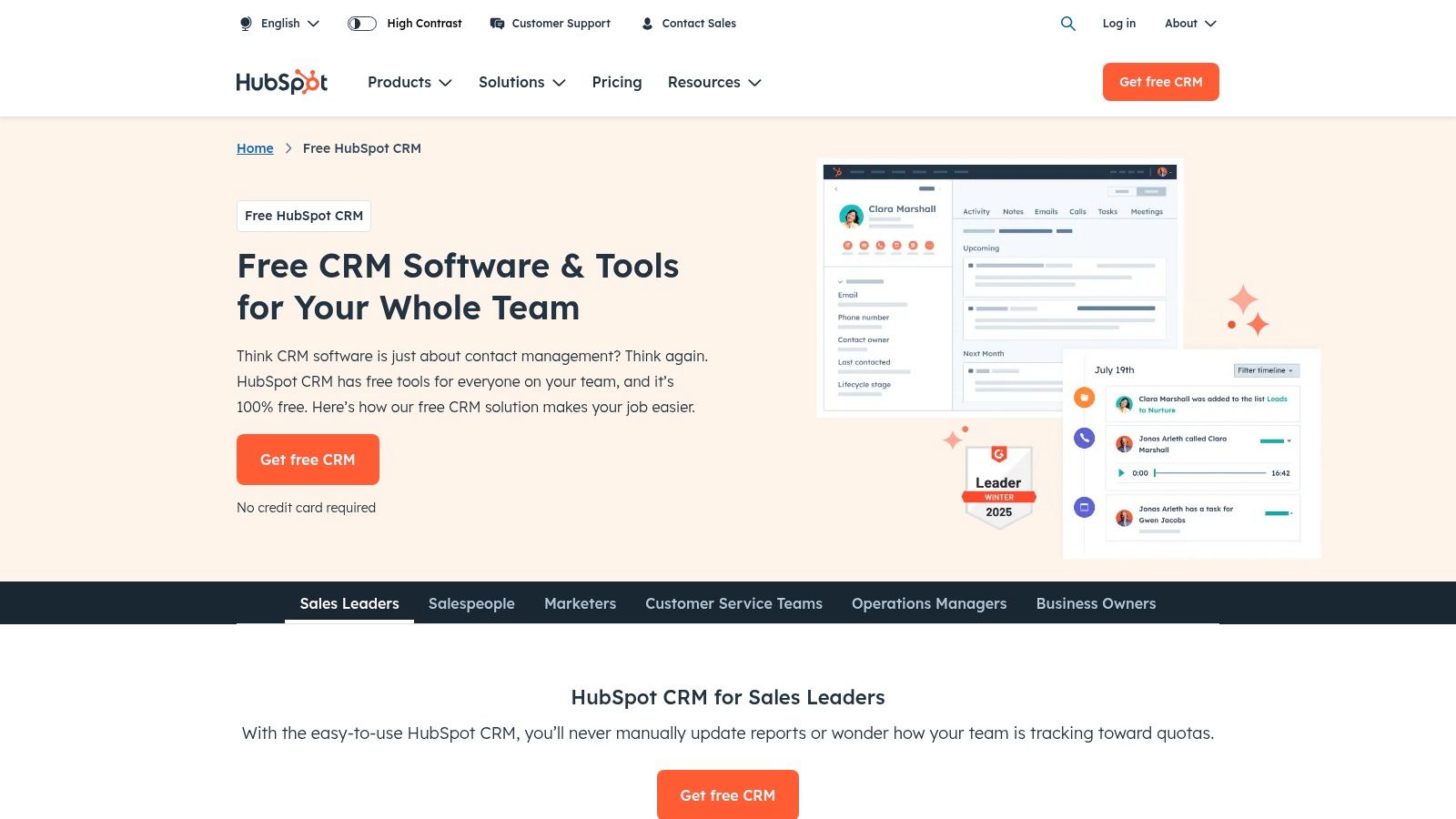 HubSpot CRM