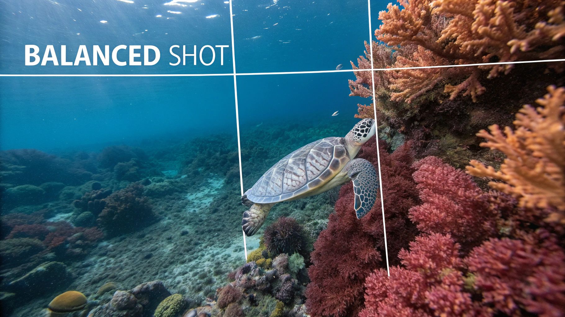 The Rule of Thirds for Underwater Composition