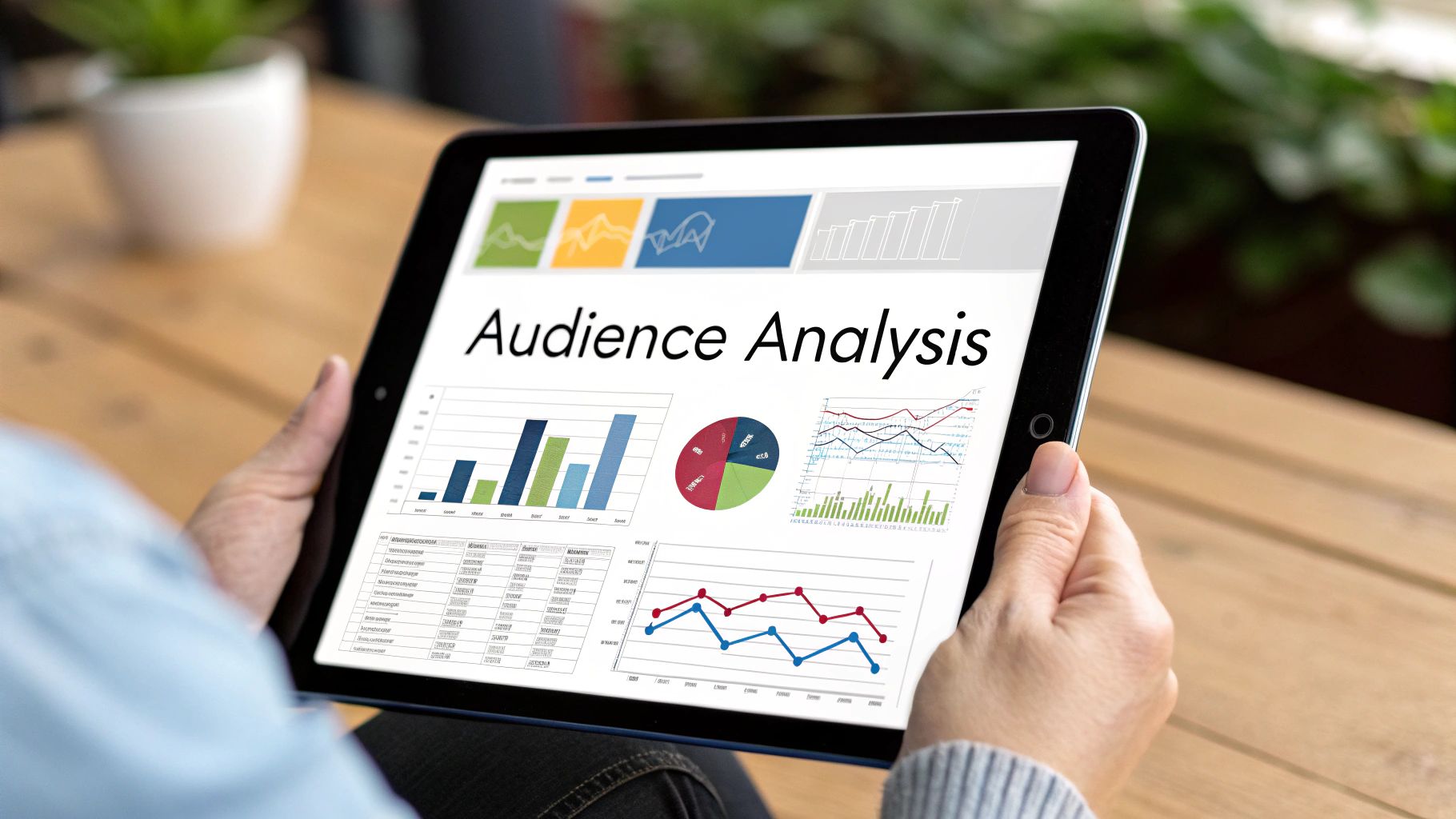 Measuring copy performance with charts and graphs