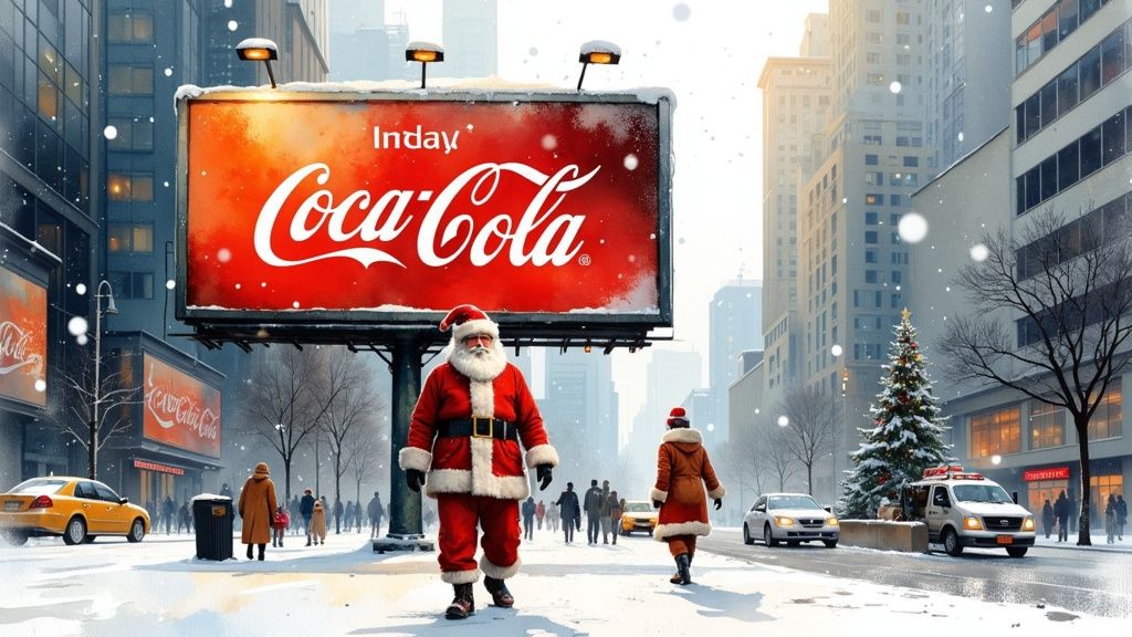 Coca Cola AI Christmas Ad Image
