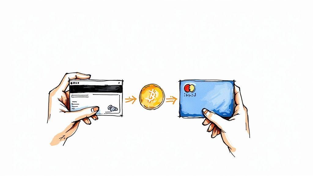 Bitcoin mit Kreditkarte