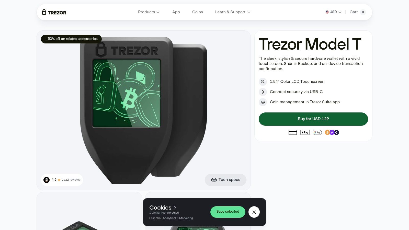 Trezor Model T