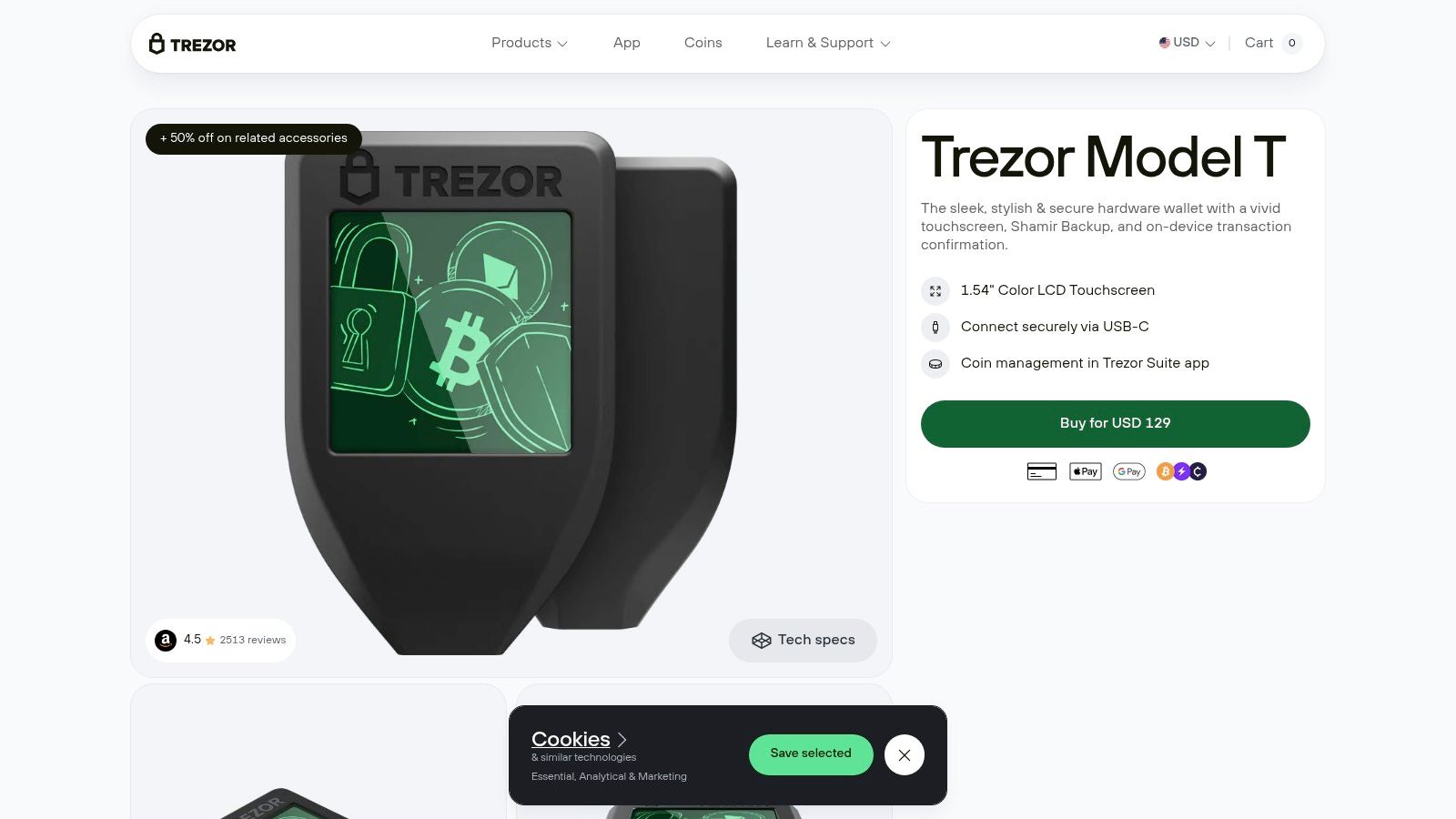 Trezor Model T
