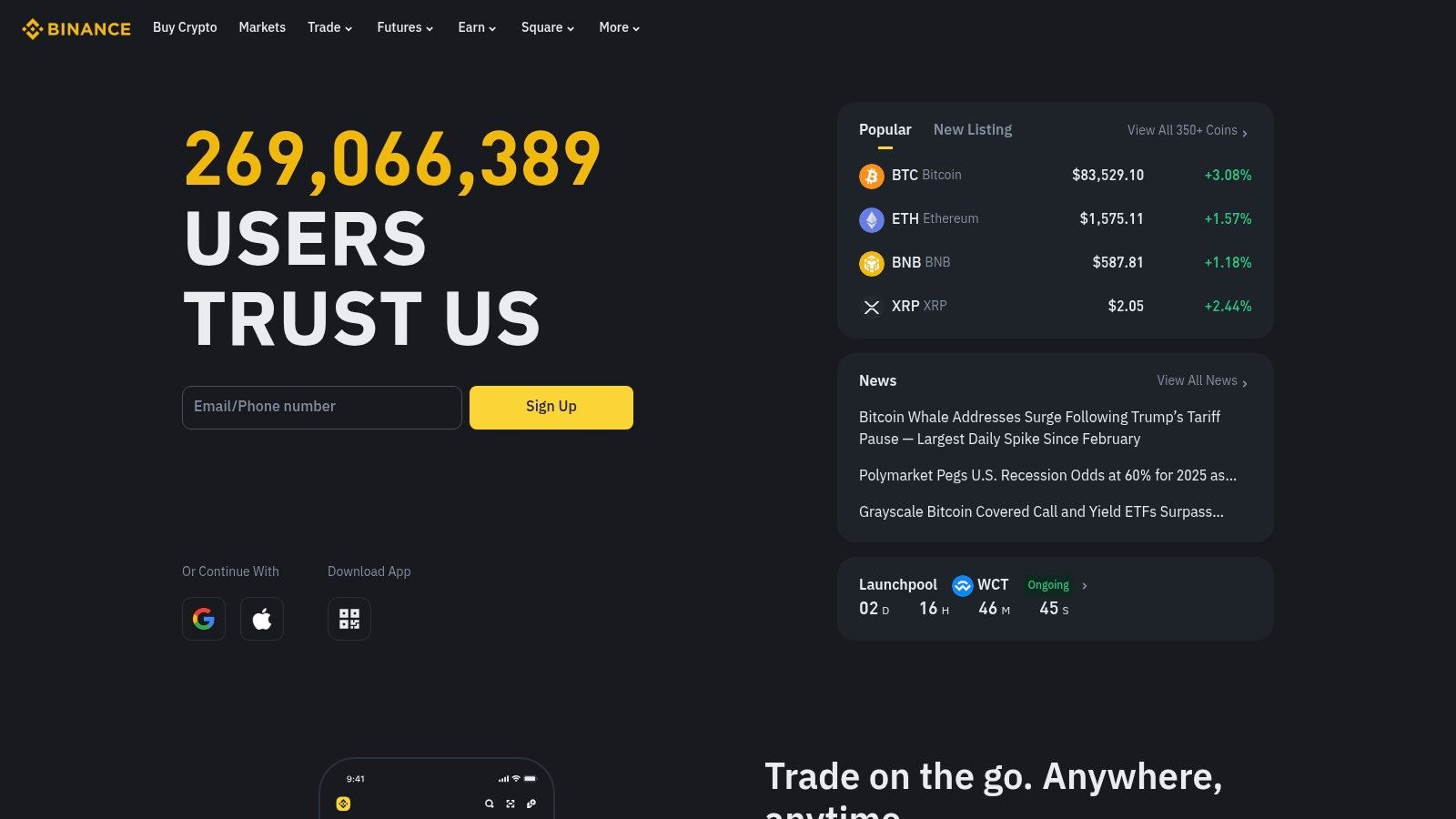 Binance Visa Card