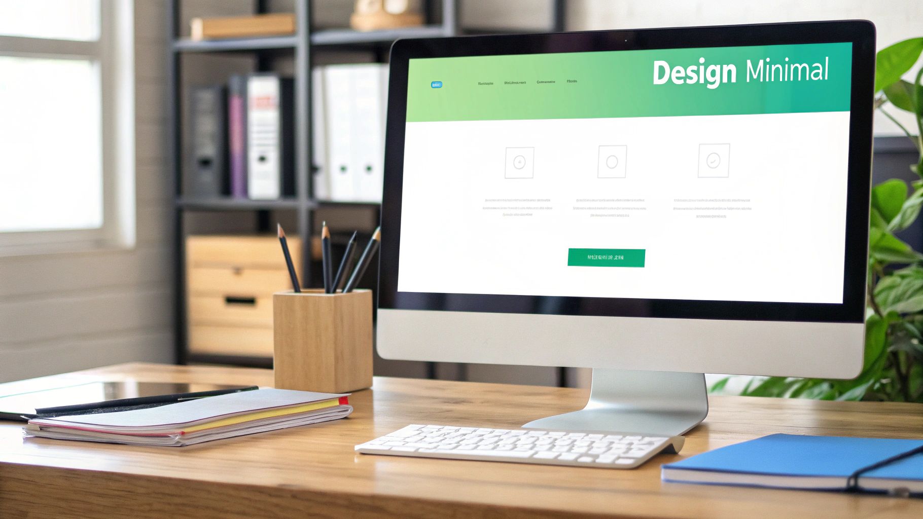 Minimalist Landing Page Design