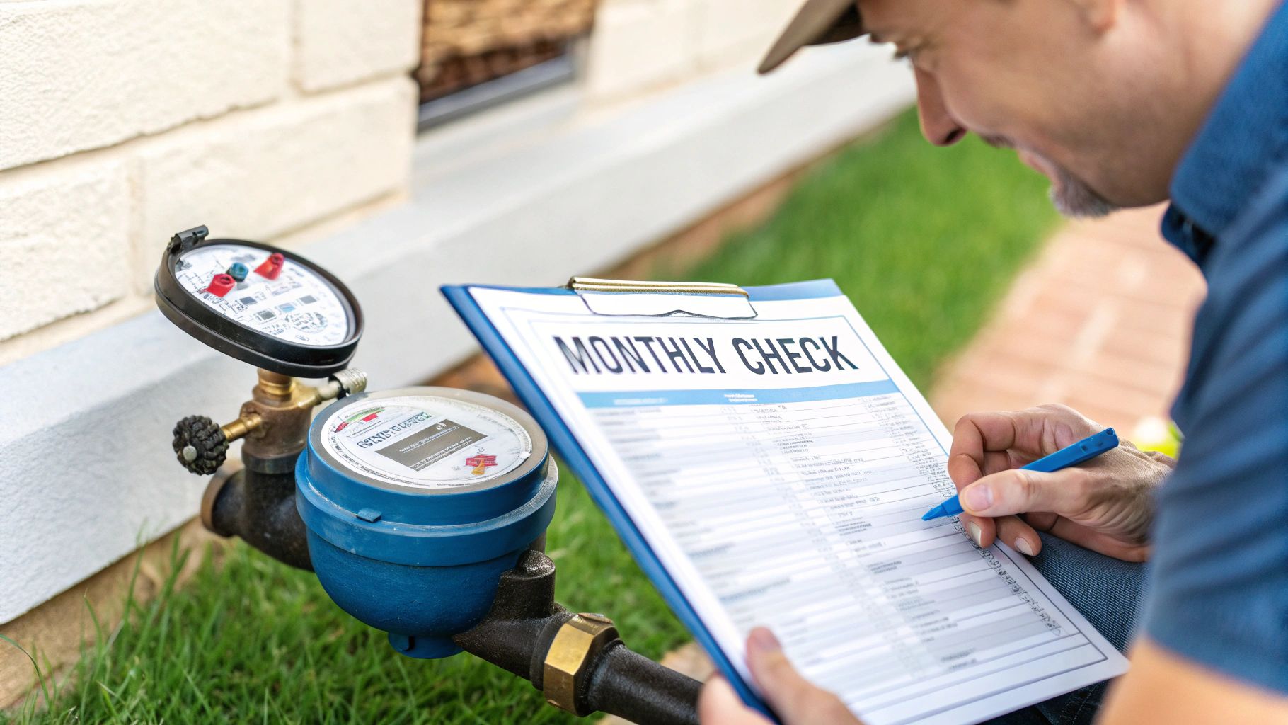 Safety Gear for Reading Water Meter