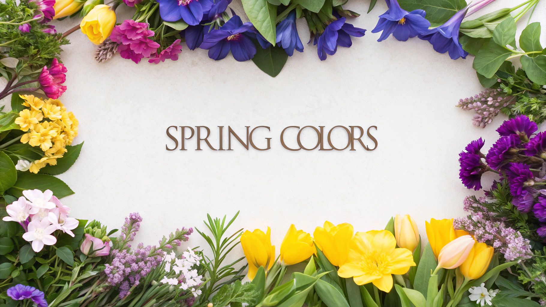 8 Colors in a Bright Spring Color Palette