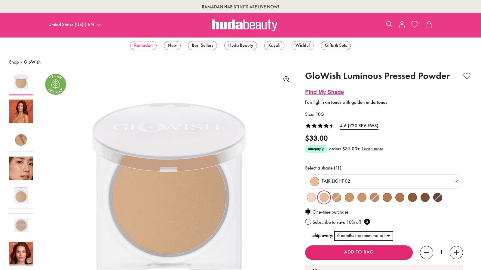 Huda Beauty Nude Obsessions Eyeshadow Palette in Warm