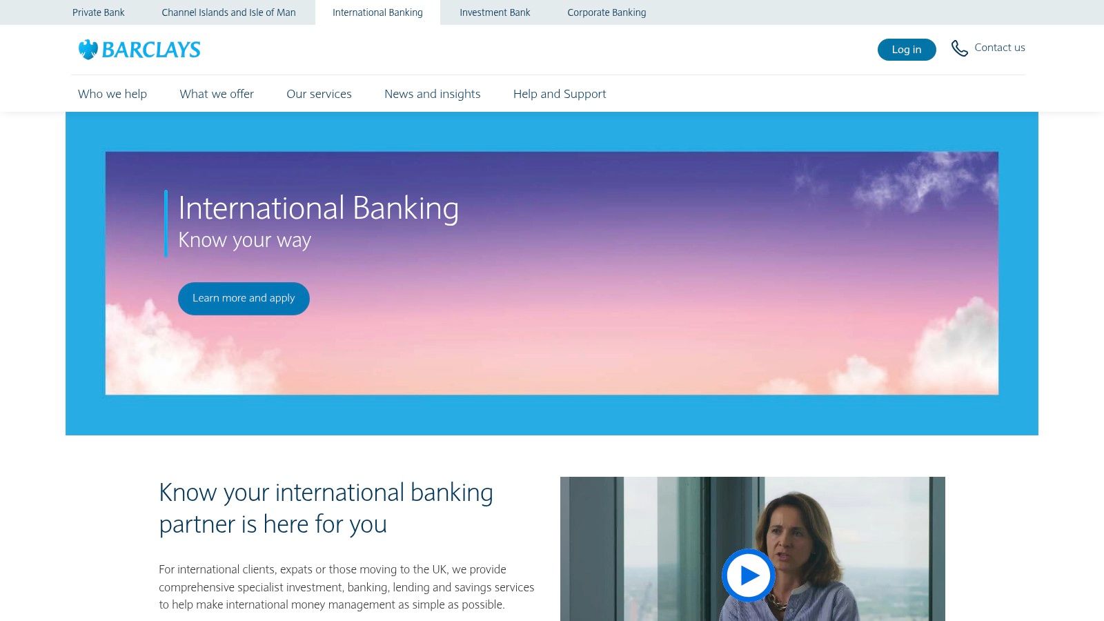 Barclays International Banking