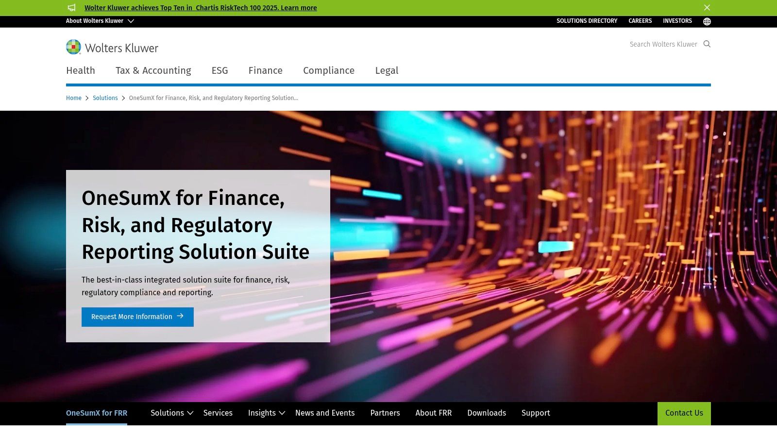 Wolters Kluwer OneSumX