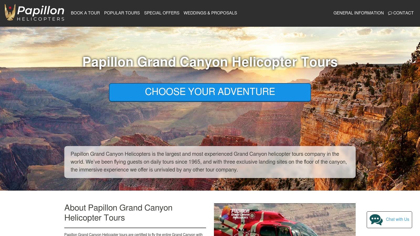 Grand Canyon West Rim Bus Tour with Papillon
