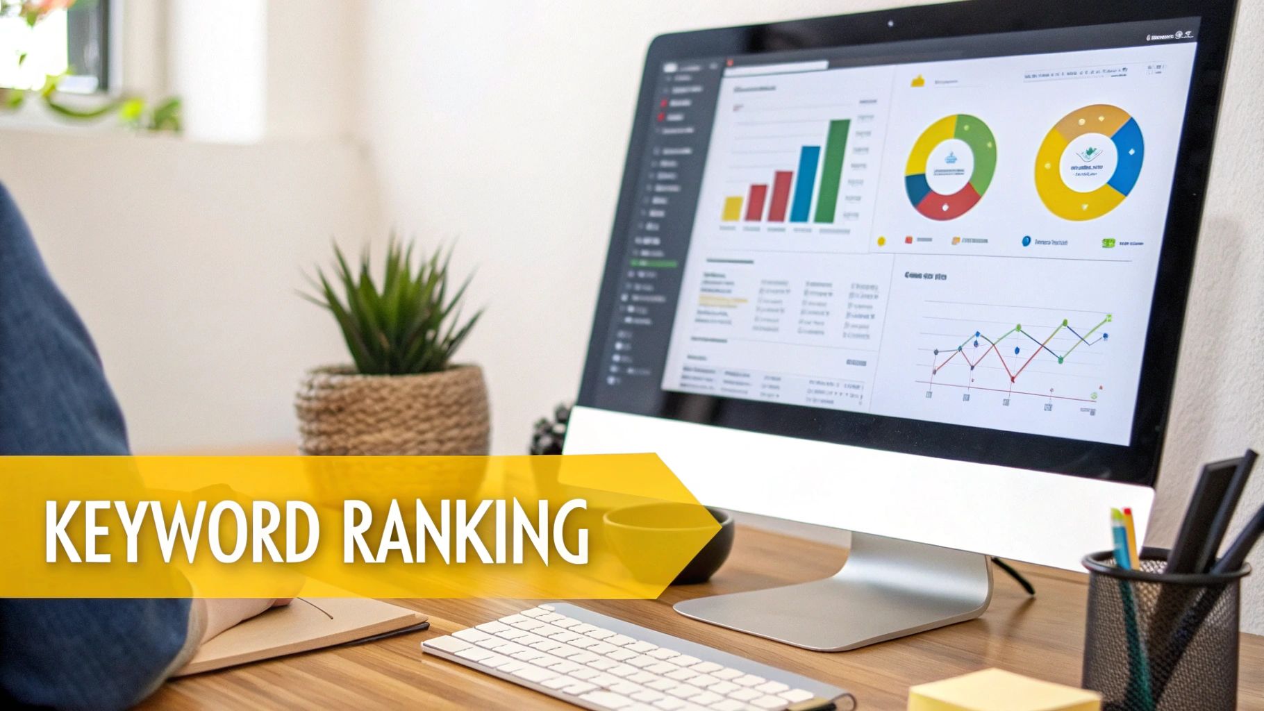 Tracking keyword rankings is crucial for understanding your website's performance.