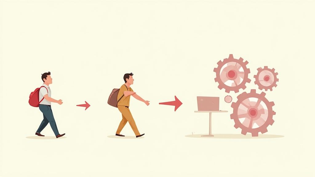 Describe a time when you had to transform an underperforming department or business unit.