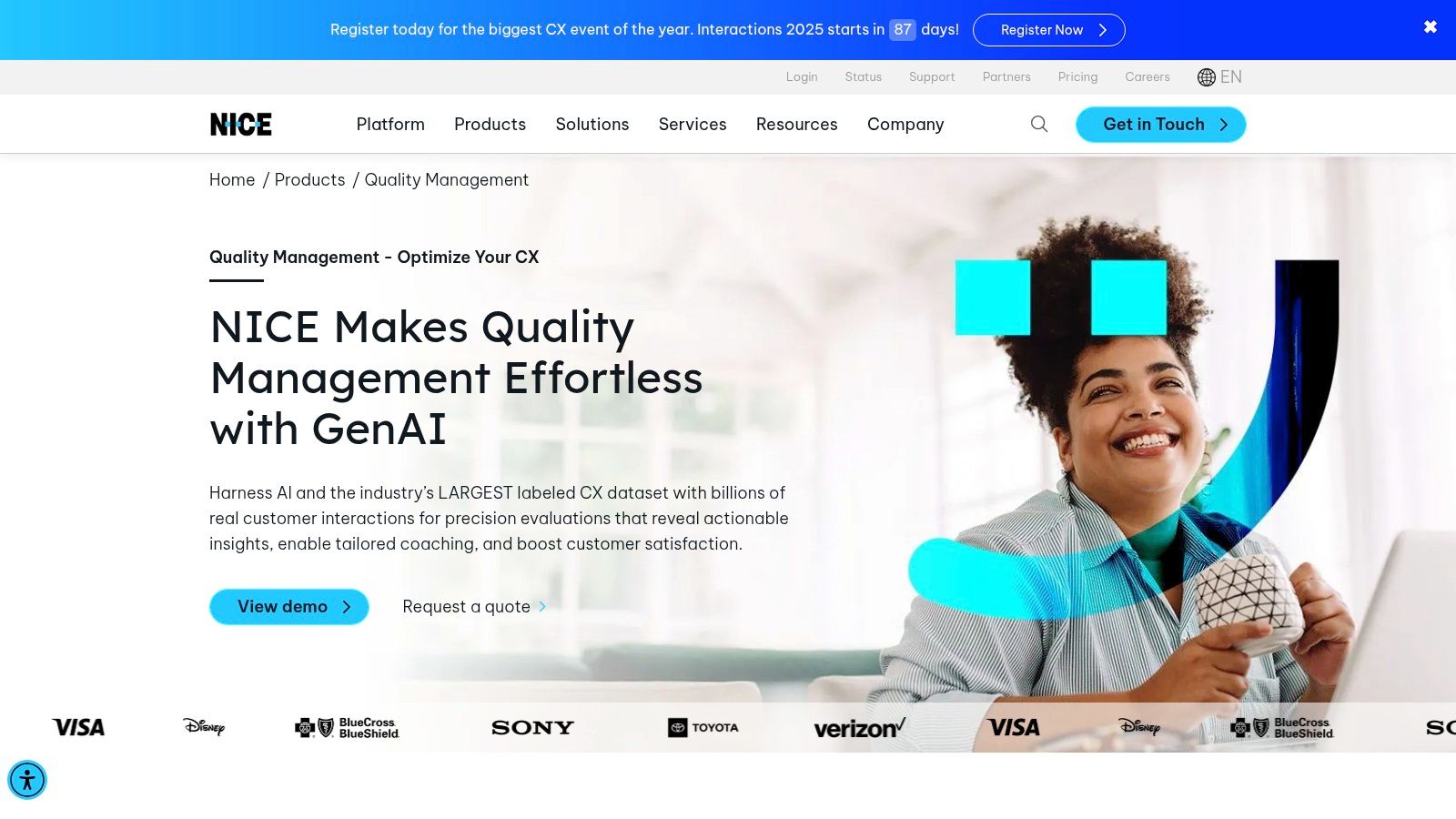 NICE CXone Quality Management