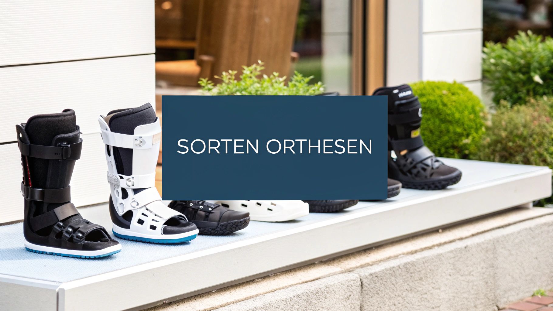 Verschillende orthesen