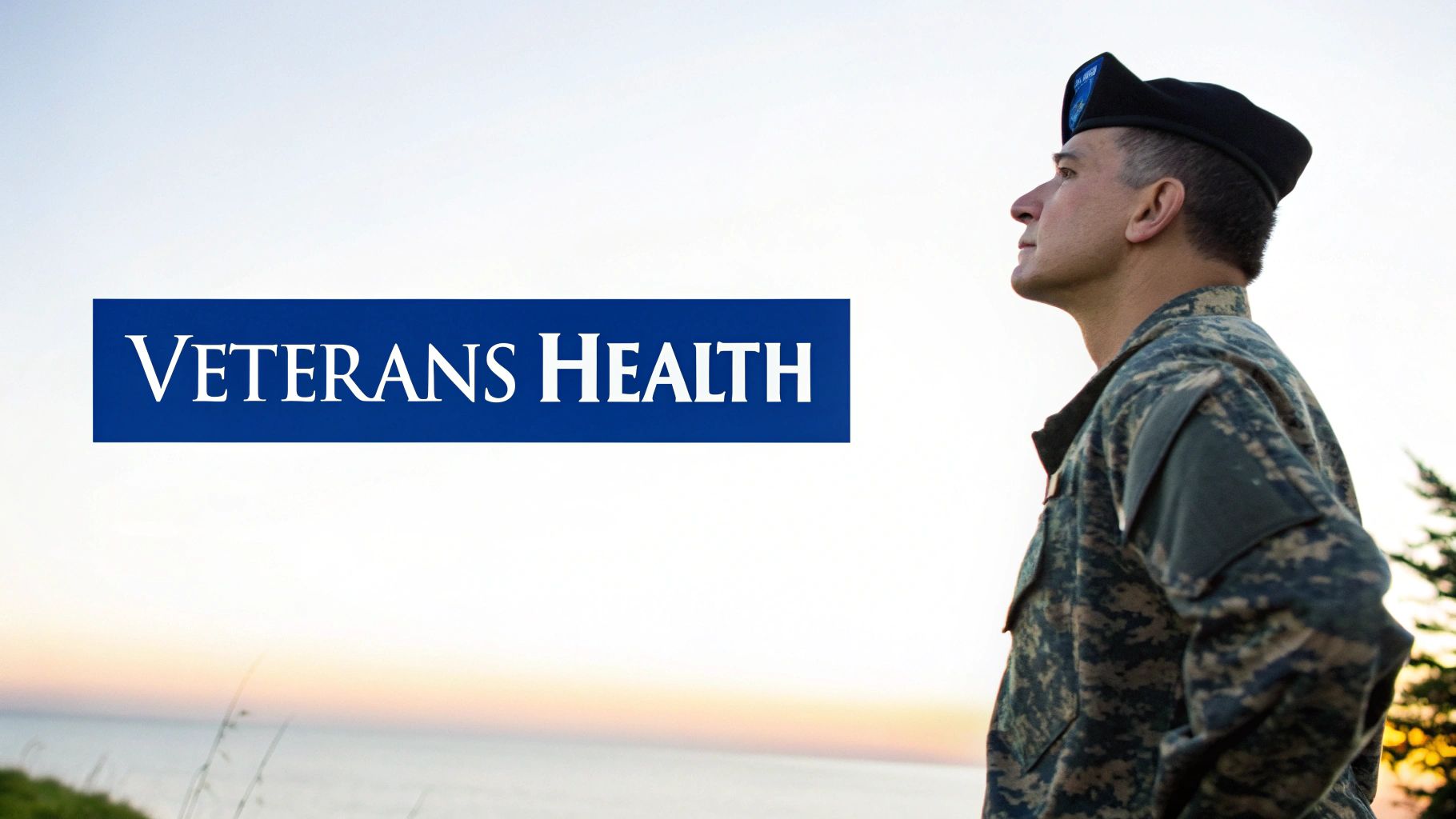 Veterans standing together