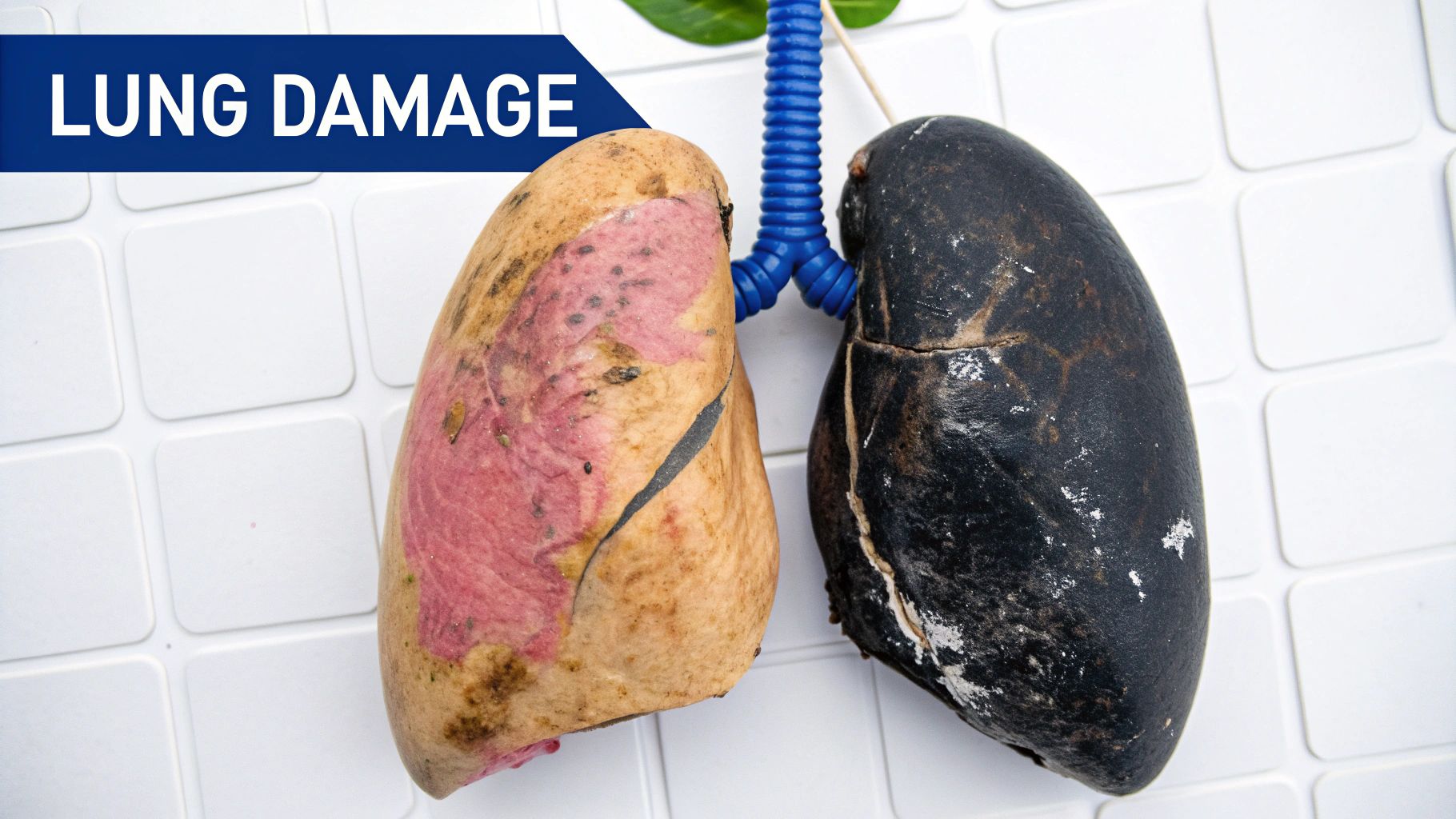 Depiction of symptoms related to burn pit exposure