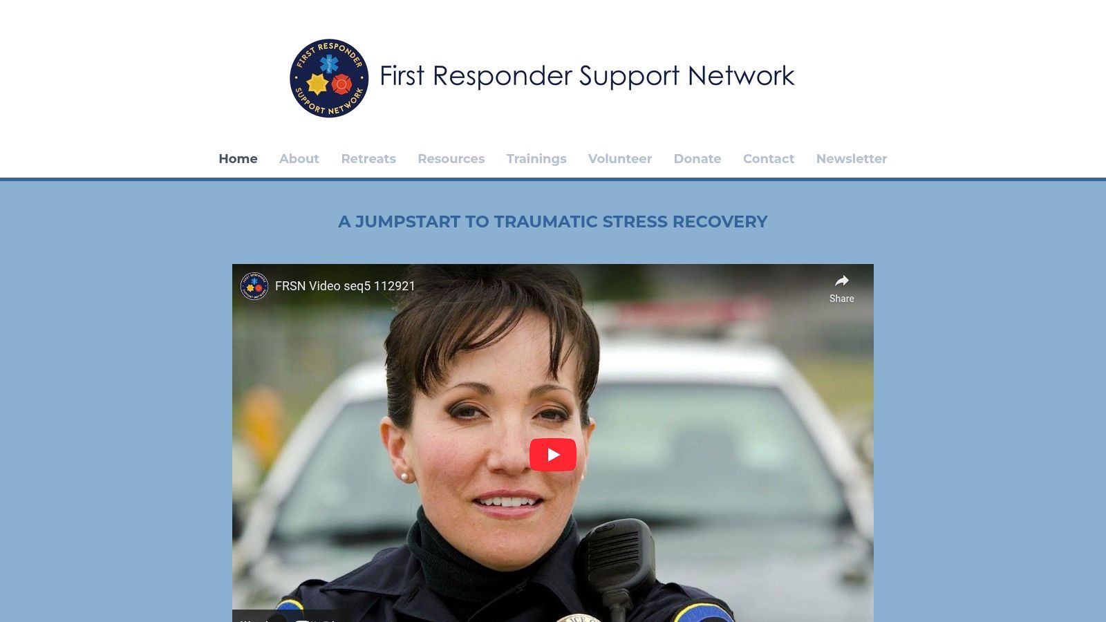 First Responder Support Network (FRSN)