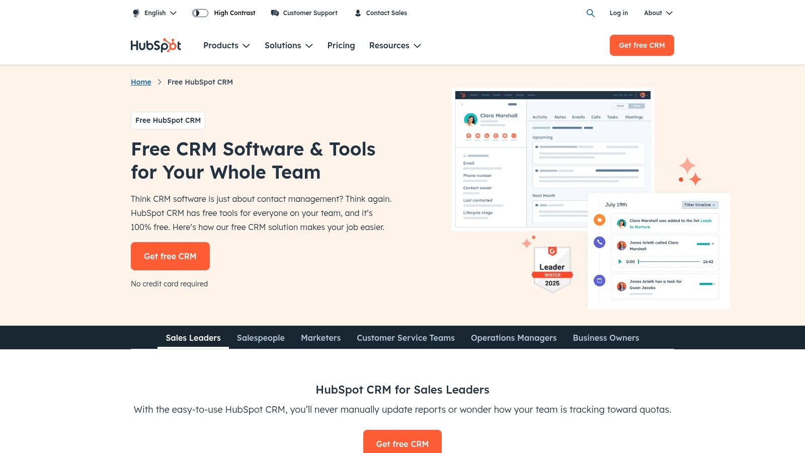 HubSpot CRM