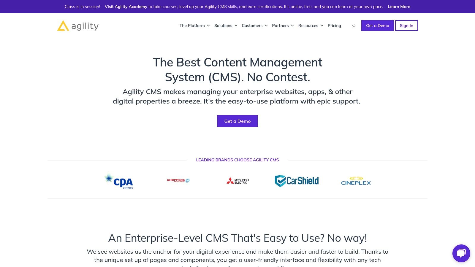 Agility CMS